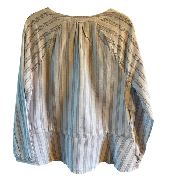 Denim & Company Blouse part linen blouse size medium NWOT sold on QVC medium - Picture 3 of 6